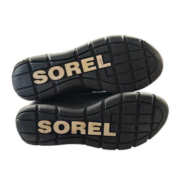 Sorel Women's Waterproof Winter Boots Size 9.5 Black Ankle Explorer - Picture 6 of 7